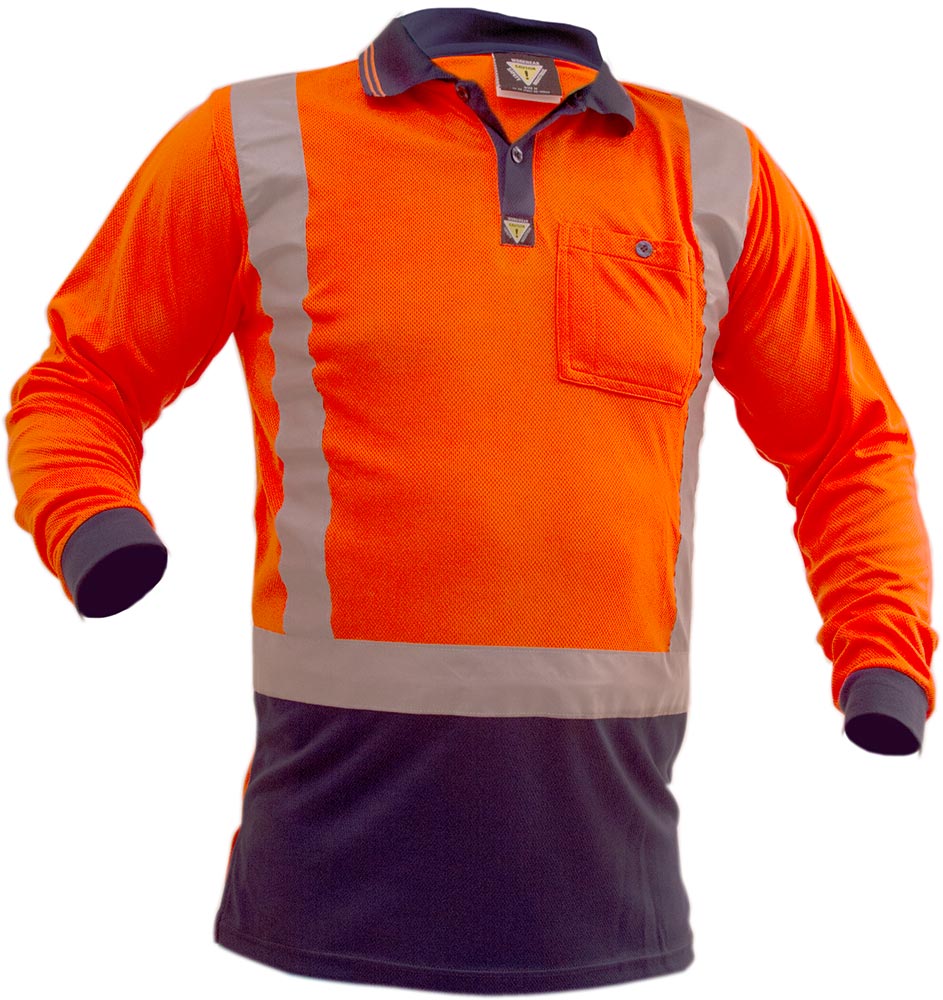 Esko D/N L/S Microfibre Polo -Size M