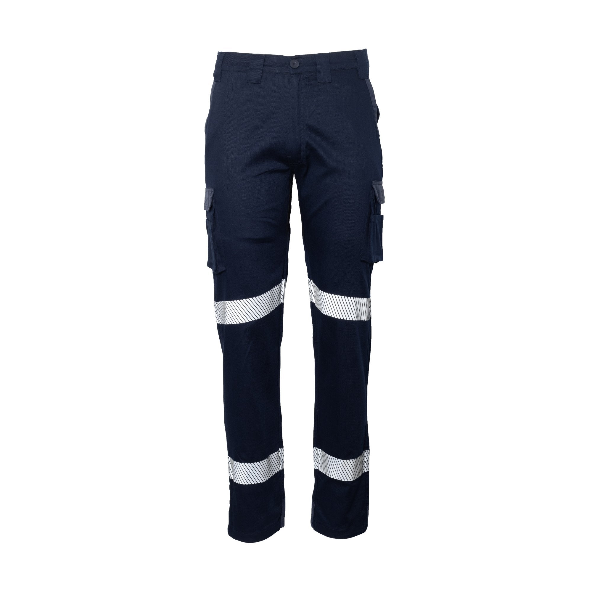Esko Cargo Trousers, Ripstop, Reflective, Navy -Size 102