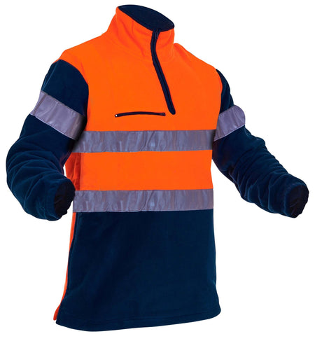 Esko D/N Hoop Tape Polar Fleece - 380gm - Orange/Navy