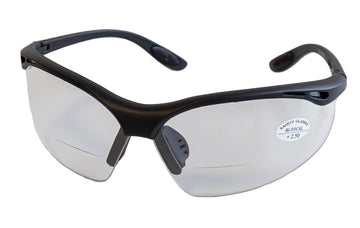 Esko bi-focal magnifying safety glasses x2.5 with silicon nose bridge and temple pads