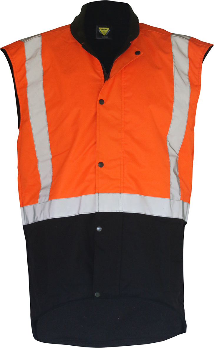 Caution D/N Oilskin Sleeveless Vest | Esko