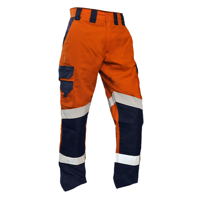 Clearance - Hi-Vis Cargo Trousers, Ripstop, Tape - Size 112 | Esko