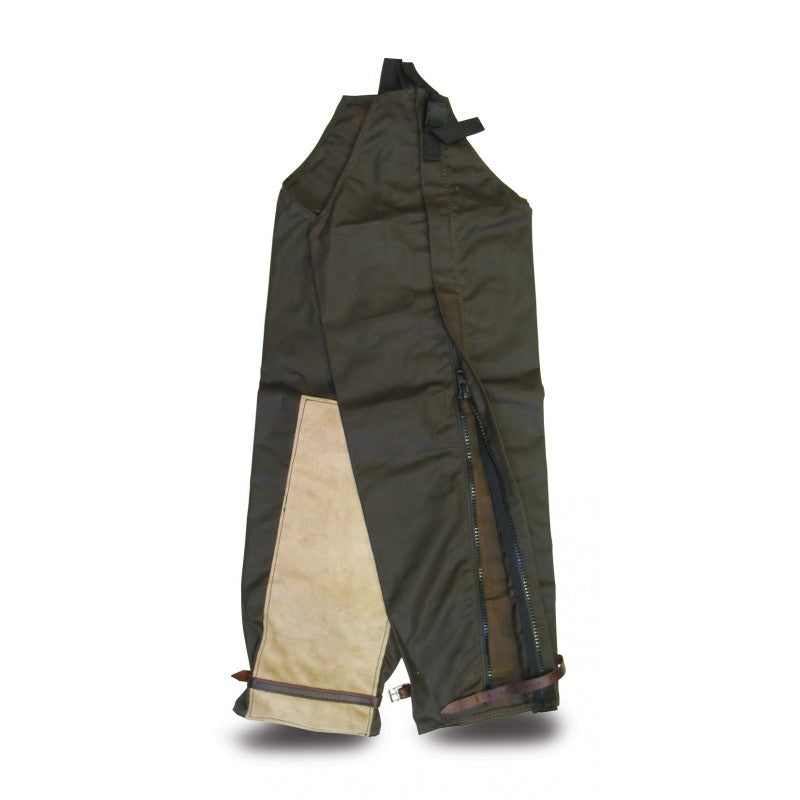 Taurus Oilskin/Leather Leggings Zip Side Open XL