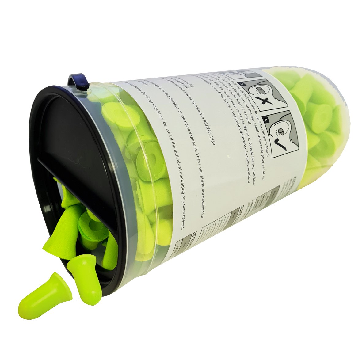 Earplug Dispencer, PK 80 Pairs, Green Bell Shape | Esko
