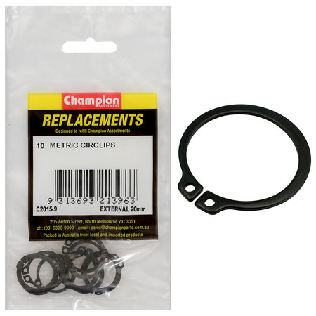 Champion 20mm External Circlip -10pk | ISL