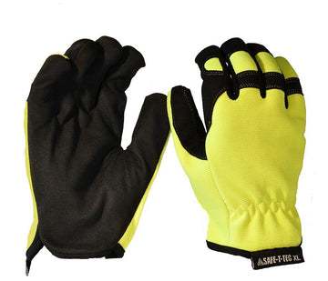 Esko Synthetic Riggers Gloves, Fluro-Size 2XL