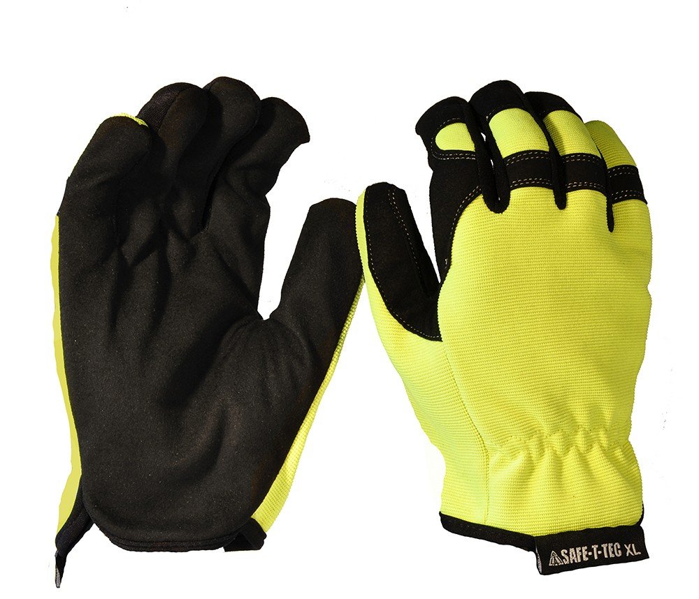 Esko Synthetic Riggers Gloves, Fluro-Size 2XL