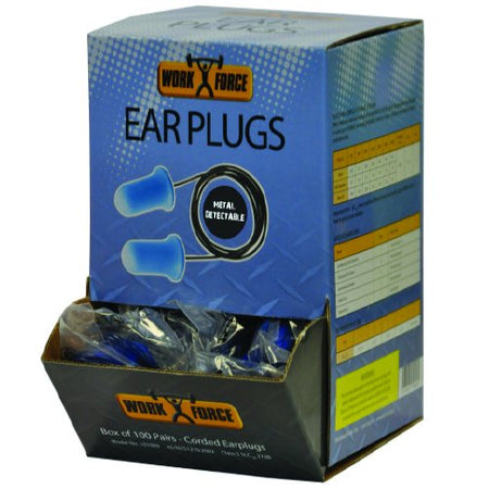 Earplug-Foam, Bell shape, metal detectable, Box100 | Esko