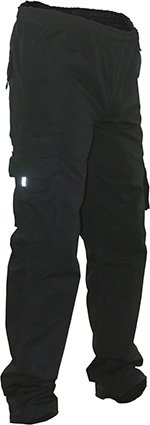 Esko PC Ripstop Elastic Waist Cargo Trousers - Black