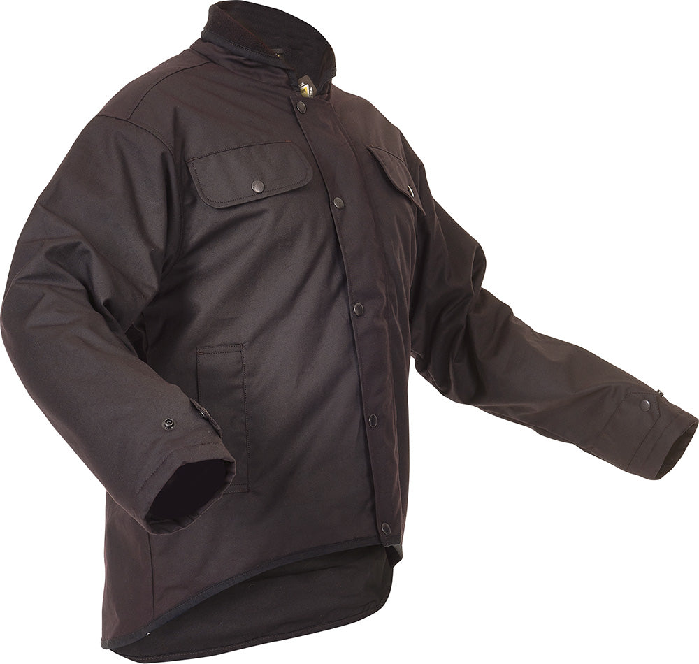 Caution Oilskin Long Sleeve Jacket | Esko