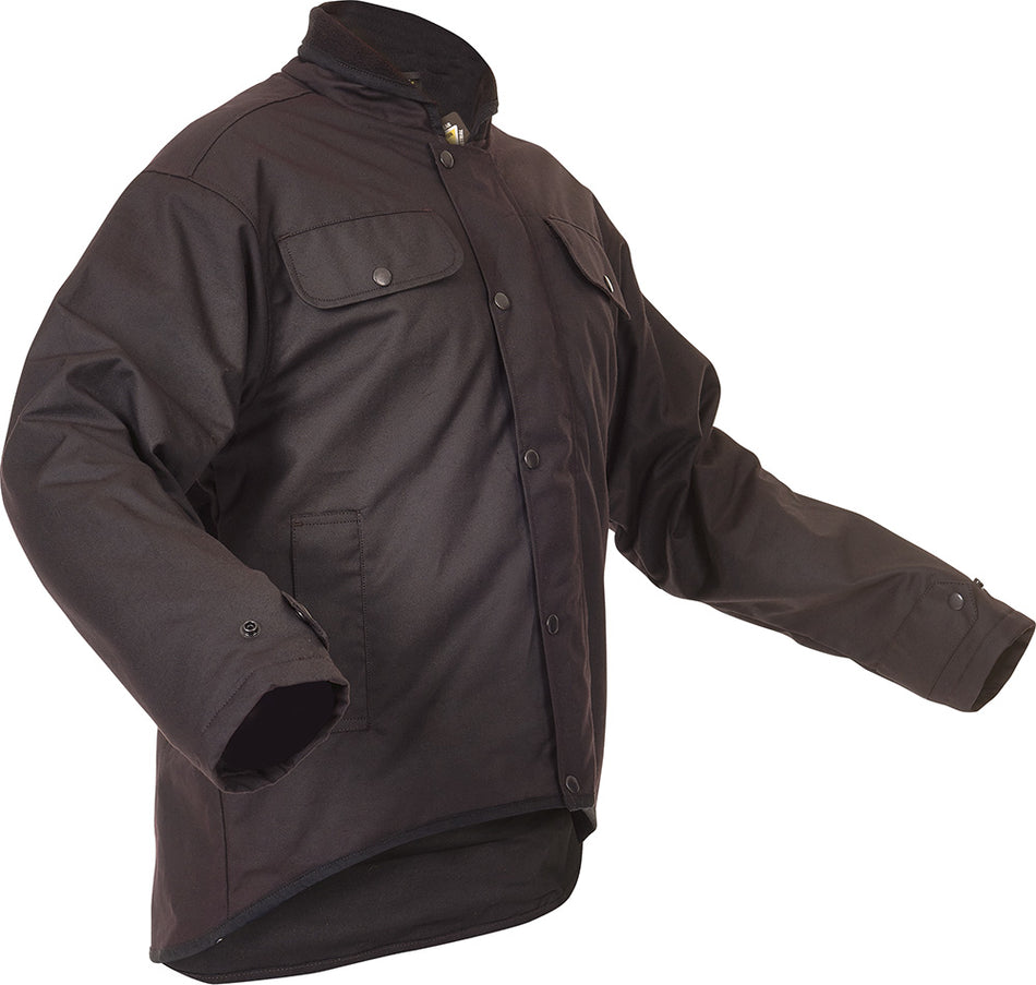 Caution Oilskin Long Sleeve Jacket | Esko