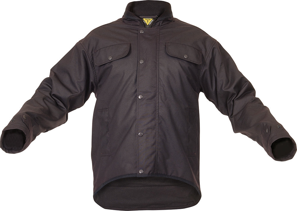 Caution Oilskin Long Sleeve Jacket | Esko