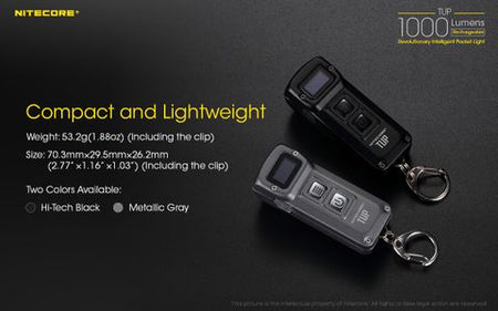 Nitecore Rechargeable Keyring Light Black | Formula