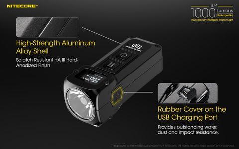 Nitecore Rechargeable Keyring Light Black | Formula