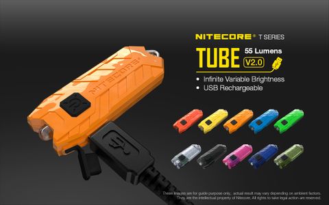 Nitecore Tube V2 Led Key Chain Flashlight Black | Formula