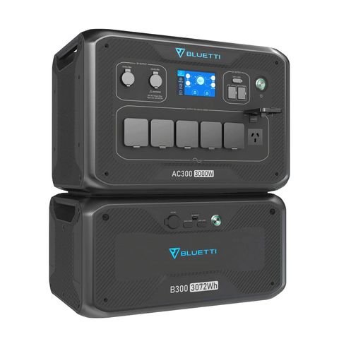 Bluetti Ac300 + B300 Expandable Home & Portable Power Station | 3000w (6000w Surge) 3072wh | Formula
