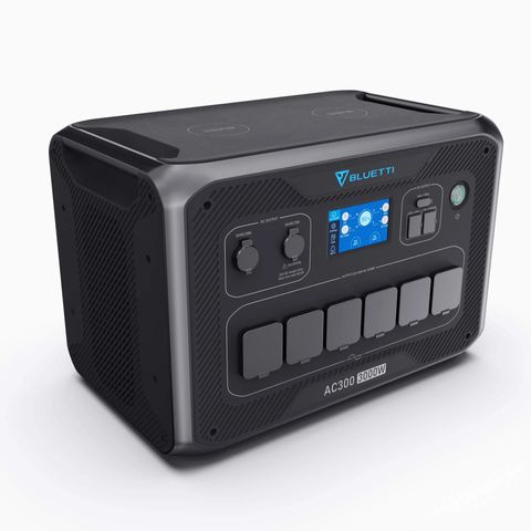 Bluetti Ac300 + B300 Expandable Home & Portable Power Station | 3000w (6000w Surge) 3072wh | Formula