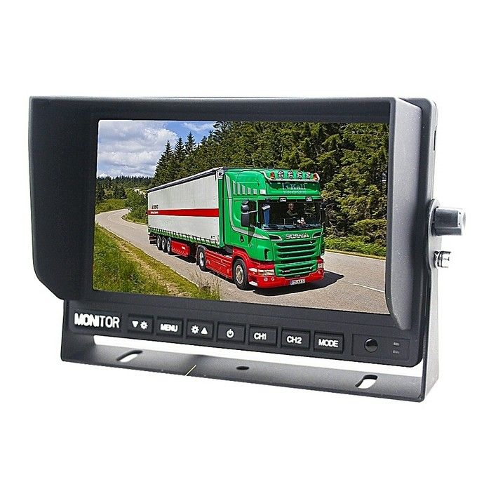 Mongoose 7" Ahd 1080p  - Rear View Monitor  - 3 Camera Input