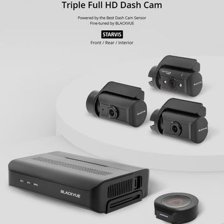 Blackvue Dr770x Box Pro 3-Ch Camera System With Central Record Box Dms System 1080 Hd Dashcam 64 Gb | Formula