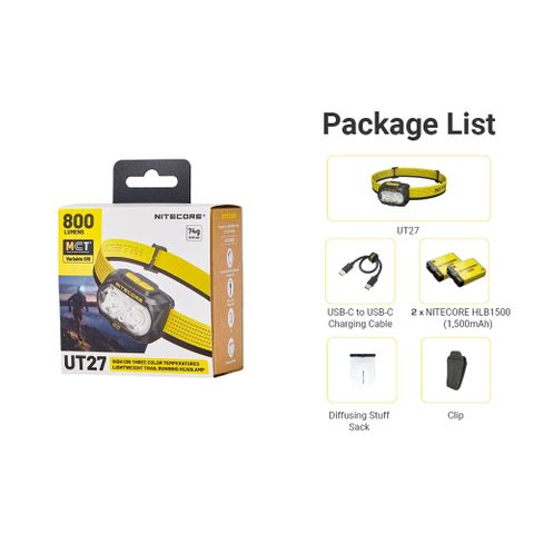 Nitecore 800 Lumen Usb Rechargeable Led Headlamp White | Formula