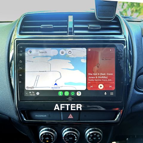 Fitting Kit Mitsubishi Asx 2019 On 9 Inch (Gloss Black) | Formula