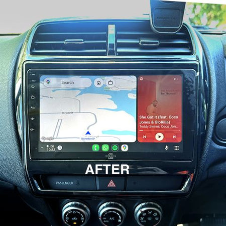 Fitting Kit Mitsubishi Asx 2019 On 9 Inch (Gloss Black) | Formula