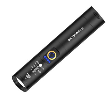 Skyfire SF-1353J rechargeable LED flashlight with zoomable head