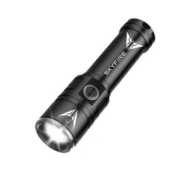 Skyfire SF-SD-2173 LED flashlight with magnetic base and USB-C charging port