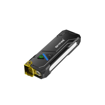 Skyfire 2191 flashlight torch with UV and RGB lighting modes
