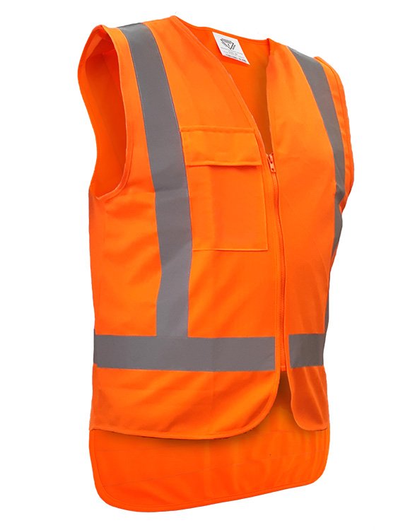 Esko Caution TTMC-W17 Safety Vest - LH Side Pocket-Size S
