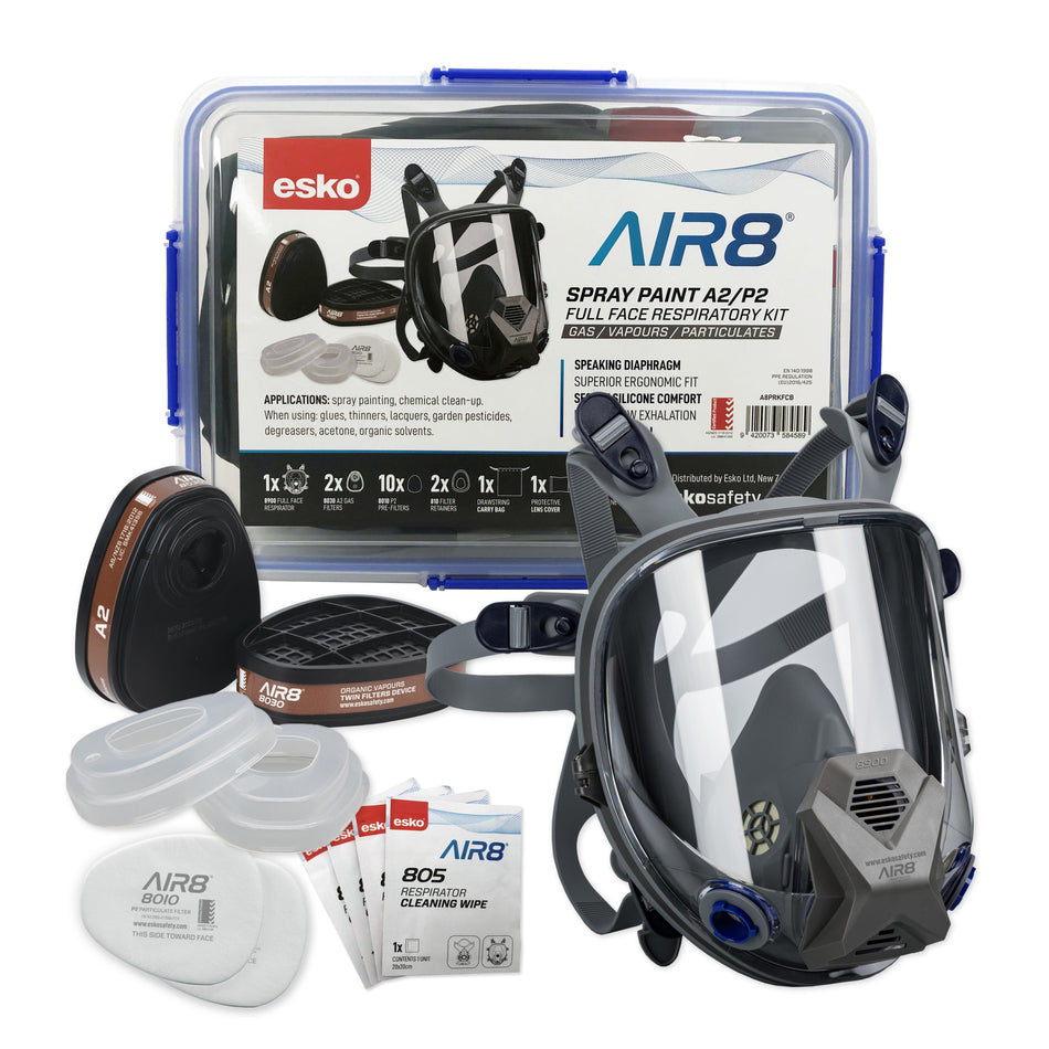 Esko AIR8 Full Face Spray Paint Clipbox Kit