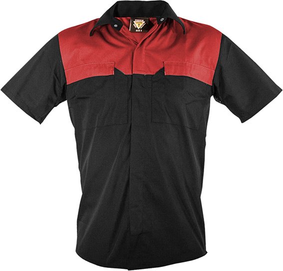Esko Poly Cotton Short Sleeve Shirt-Size L