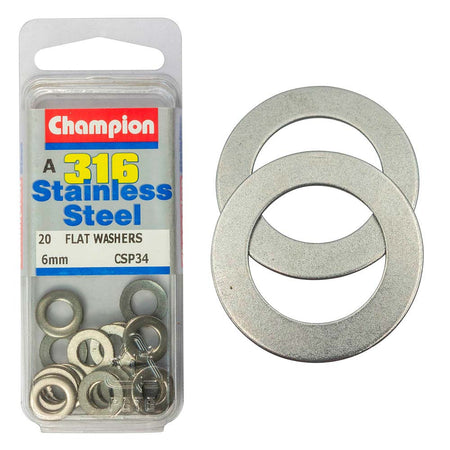 Champion 316/A4 M6 Flat Washer (A) | ISL