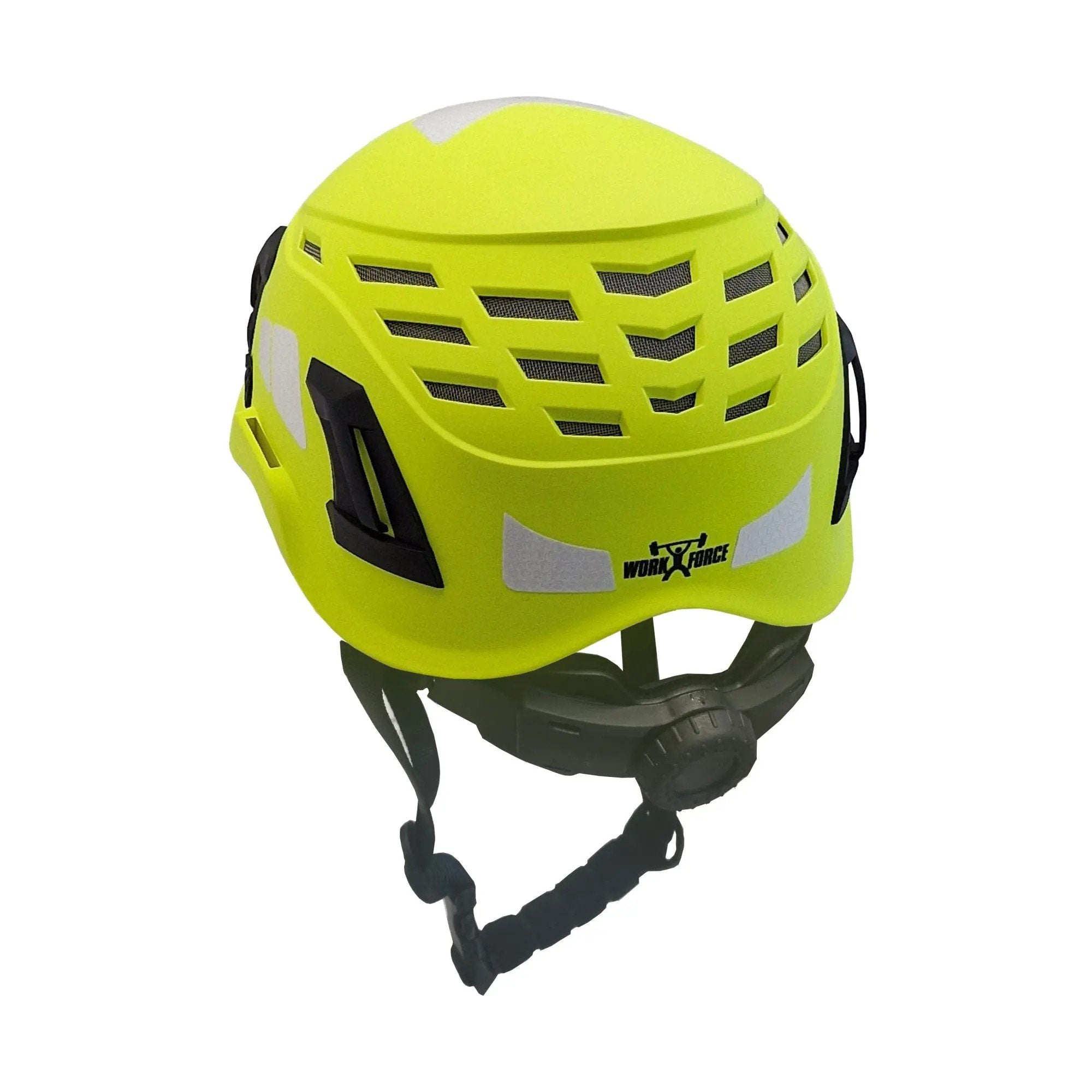 Esko Climbing Helmet, Vented, Fluoro Yellow, Ratchet