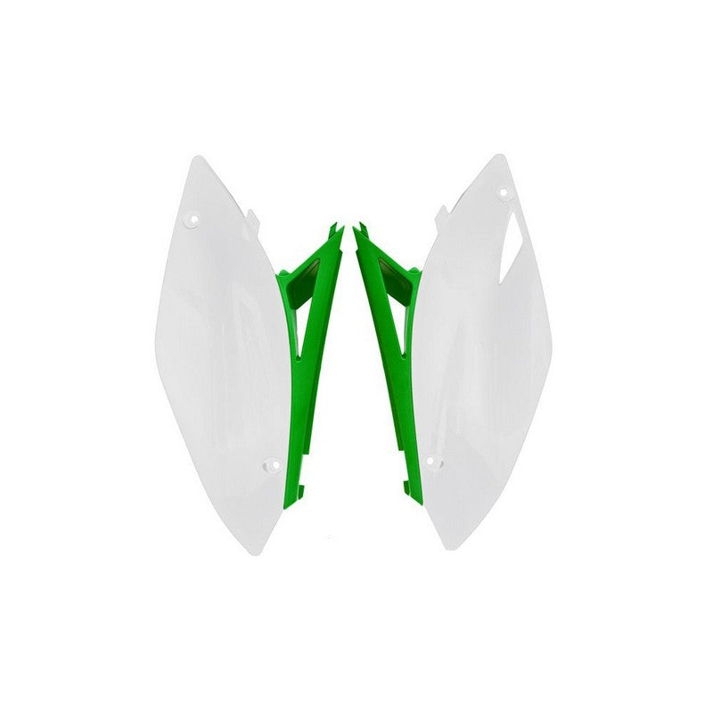 Sidepanels Rtech Kx250f 09-12 Kx450f 09-11 White Green | Formula