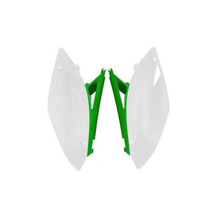 Sidepanels Rtech Kx250f 09-12 Kx450f 09-11 White Green | Formula