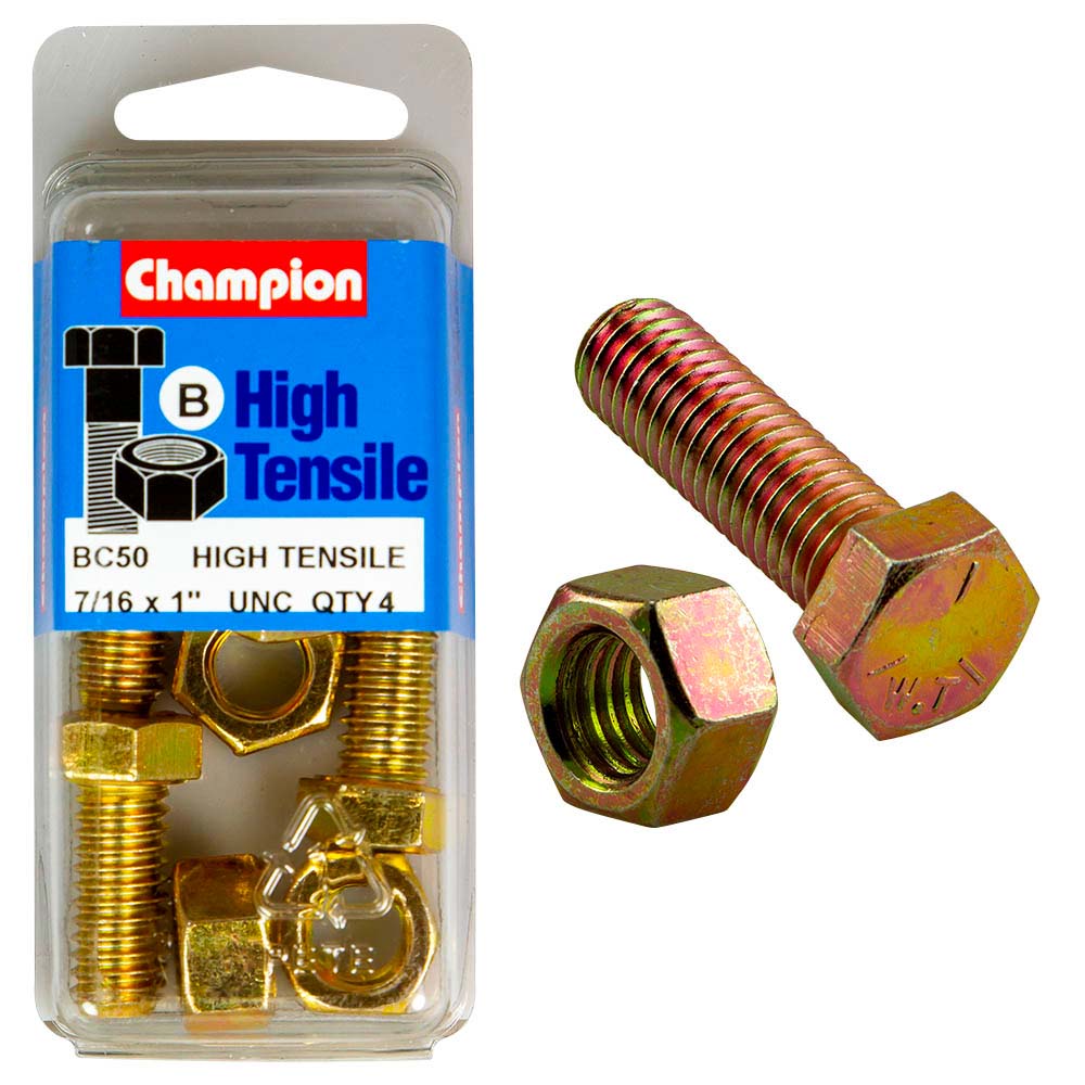 champion 1 x 7 16in set screw nut b gr5 1