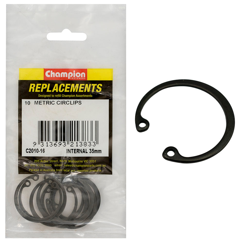 Champion 35mm internal Circlip -10pk | ISL