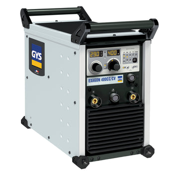 GYS Exagon 400 CC/CV multiprocess welder power pack front view