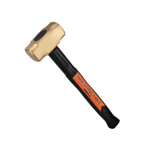 Groz Indestructible Handle Brass Head Hammer 2.5lb/1.1kg | ISL