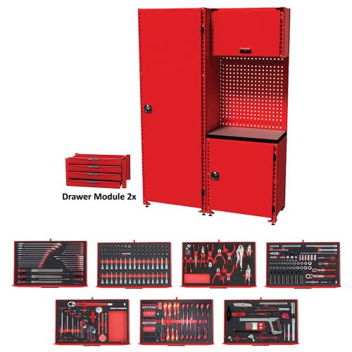 Teng 333pc Racking System W/Tools - MED. 1400mm** | ISL