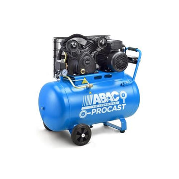 ABAC 3.0hp belt-drive air compressor with 100L tank, 240V motor and built-in regulator