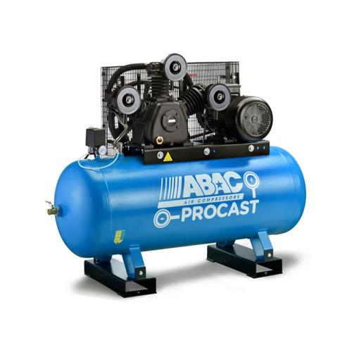 ABAC Air Compressor, Belt Drive Stationary 3Phase 7.5hp 270L
