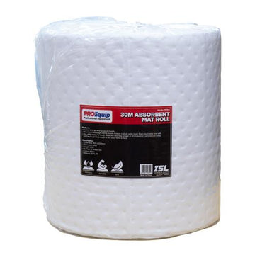 ProEquip white absorbent towel roll 30 m, 400 × 250 mm sheets