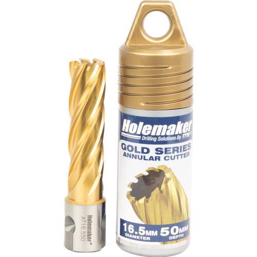 Holemaker Uni Shank Tinite (Tin) Cutter 16.5mmx50mm | ISL