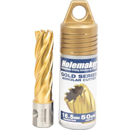 Holemaker Uni Shank Tinite (Tin) Cutter 16.5mmx50mm | ISL