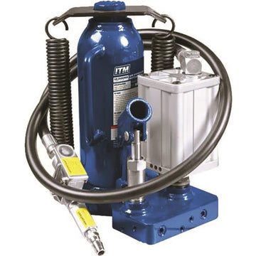 ITM Bottle Jack Air Hydraulic 12000kg dual-mode jack with handle and hose