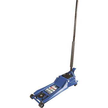 ITM low-profile floor jack 1200kg with collapsible handle and swivel castors