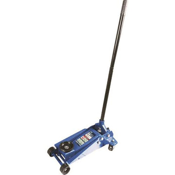 ITM 2000kg hydraulic floor jack with collapsible handle and rear castors