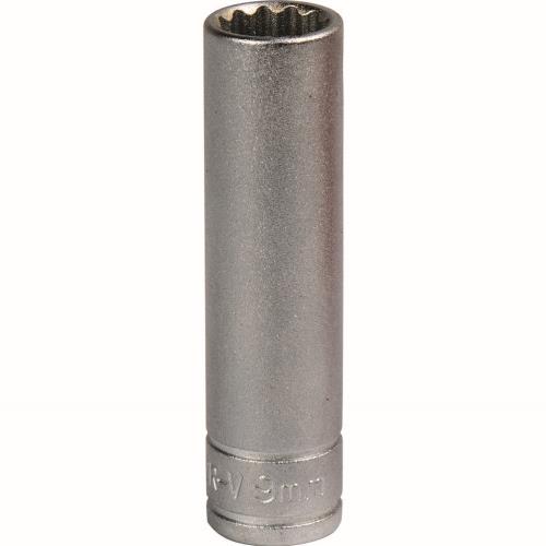 Teng 1/4in Deep Socket 12 Pt Metric 9 mm | ISL